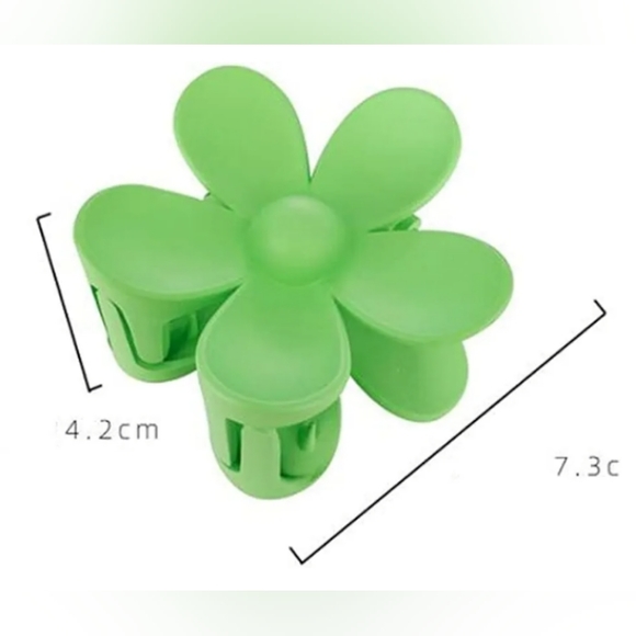 Big Flower Hair Clip/Claw - Orange 🧡 - Picture 5 of 5